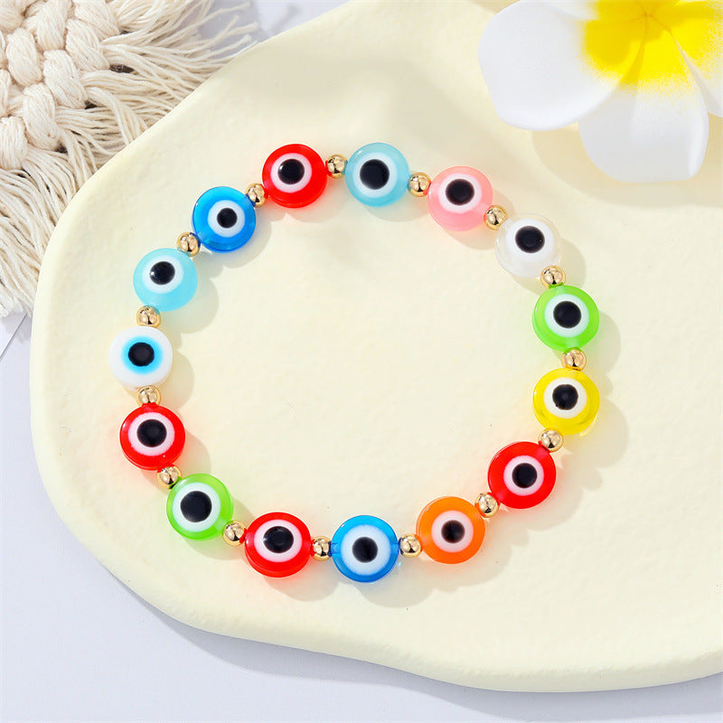 Brazalete de resina de diablo acrílico colorido al por mayor